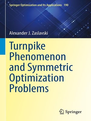 cover image of Turnpike Phenomenon and Symmetric Optimization Problems